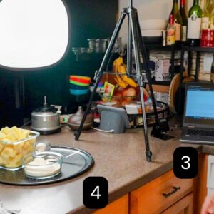 image of the kitchen layout for photography.